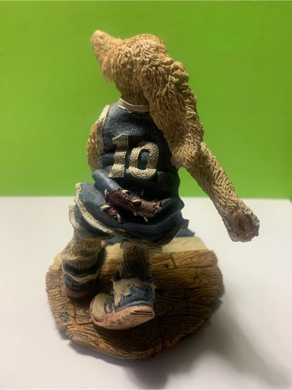 Collectible & numbered Boyds Bears Brown Bunny Basketball Cake Topper